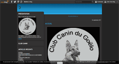 Desktop Screenshot of club-canin-du-goelo.com