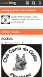 Mobile Screenshot of club-canin-du-goelo.com